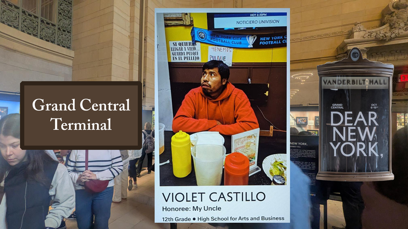 Image of Portrait of a man with Grand Central Terminal's Vanderbilt Hall in the background