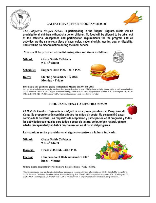 Supper Program Featured Photo