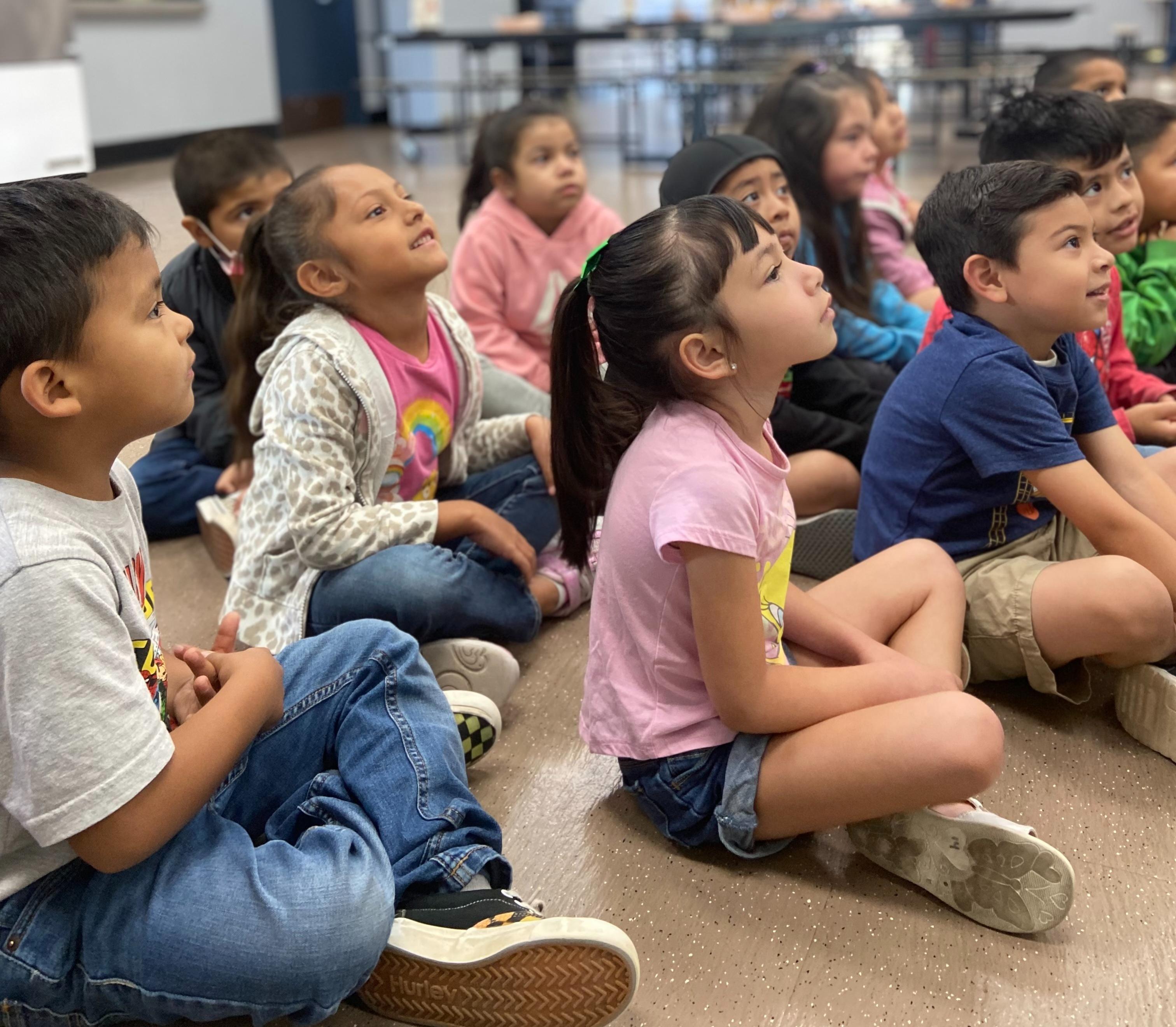 Kids sitting
