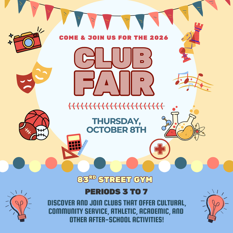 Club Fair - Thursday, October 8, 2026 Featured Photo