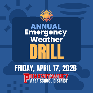 blue background with shadows of a sun, rain cloud, and other weather related icons