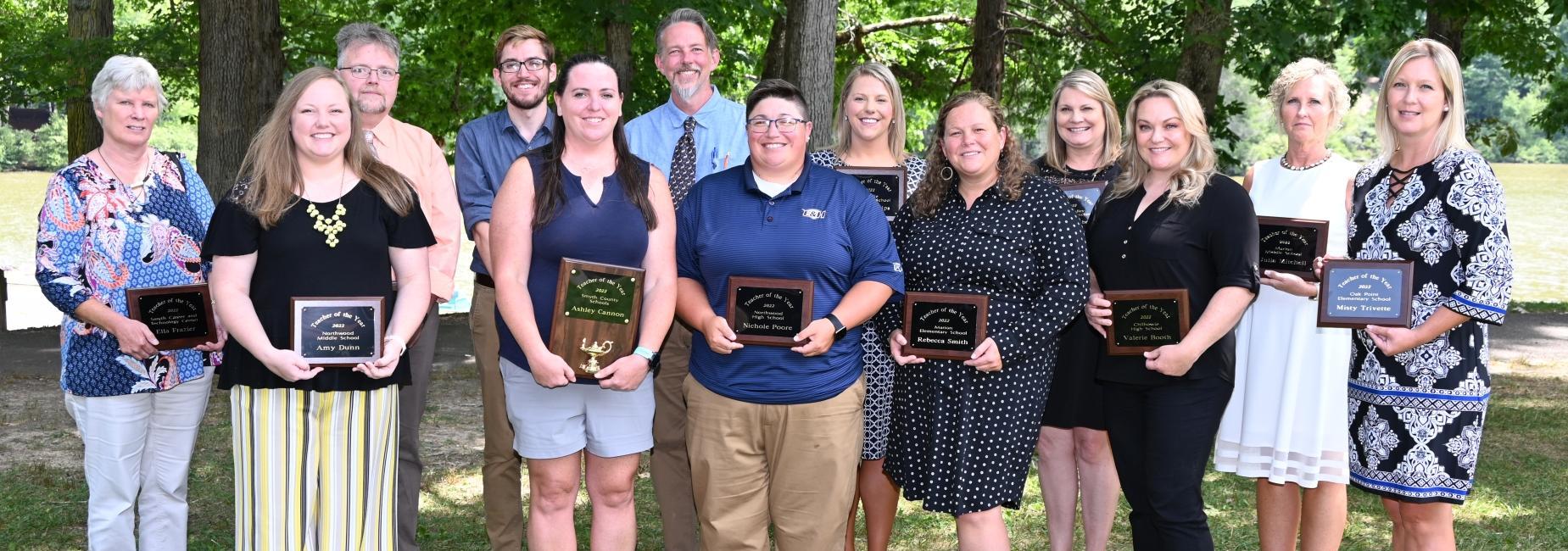 Smyth County Public Schools 2021-2022 Teachers of the Year