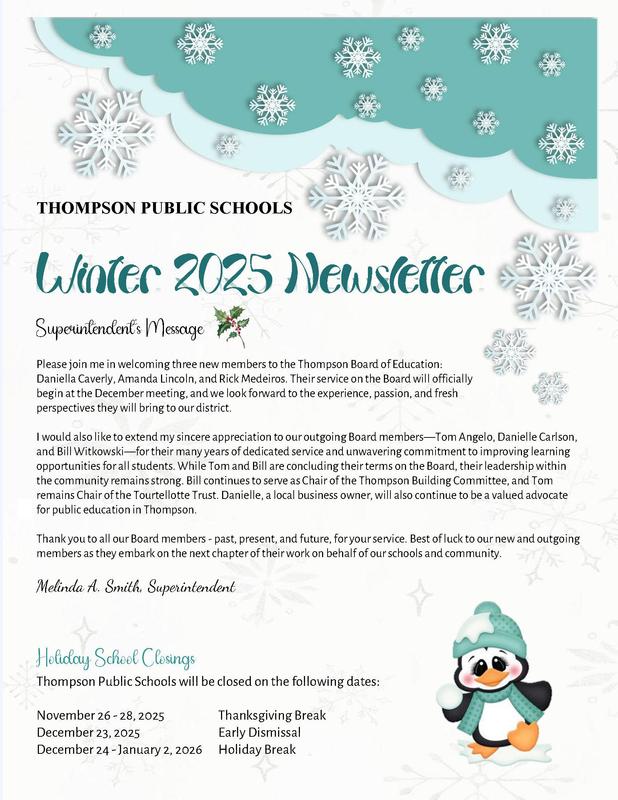 TPS Winter 2025 Newsletter