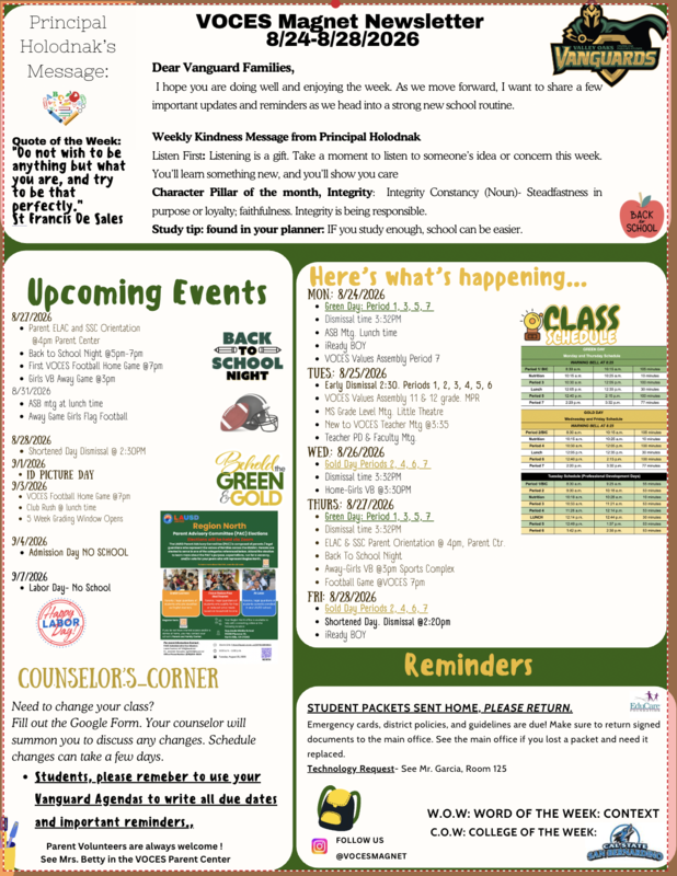 weekly news