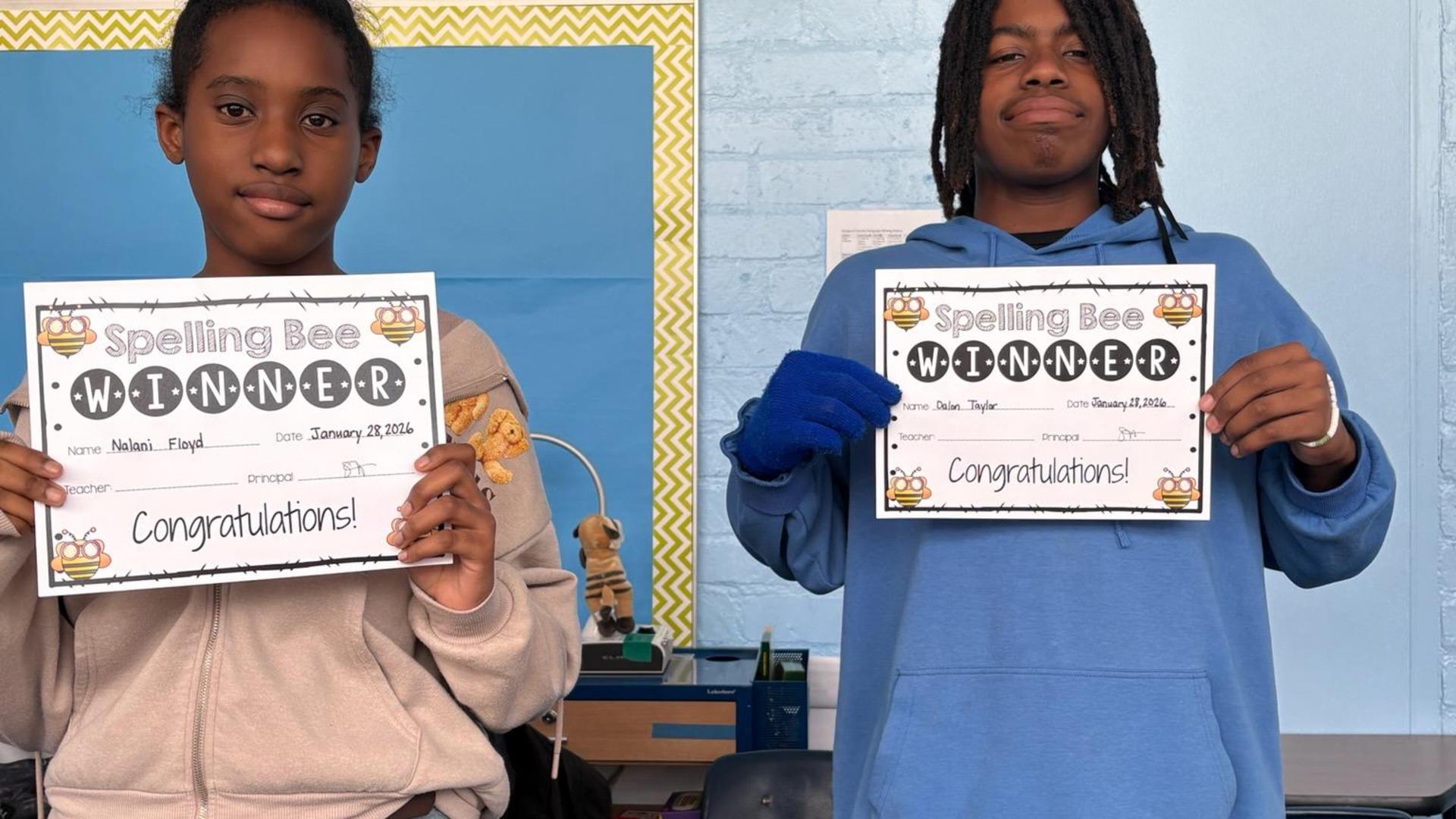 Spelling Bee winners