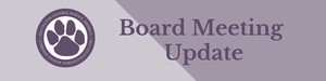 logo banner board meeting update