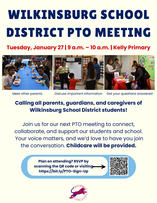 Wilkinsburg School District PTO Meeting - Jan. 27