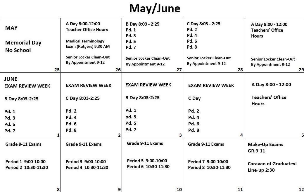 june calendar