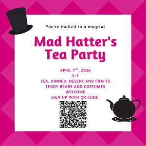 Mad Hatter's Tea Party Flyer