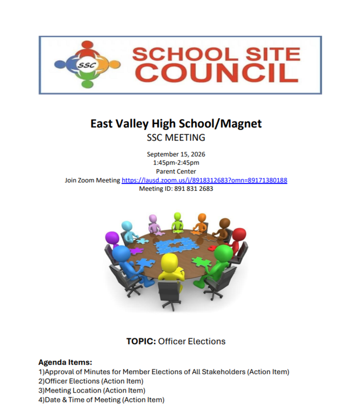 SSC Officer Elections on Tuesday, September 15th Featured Photo