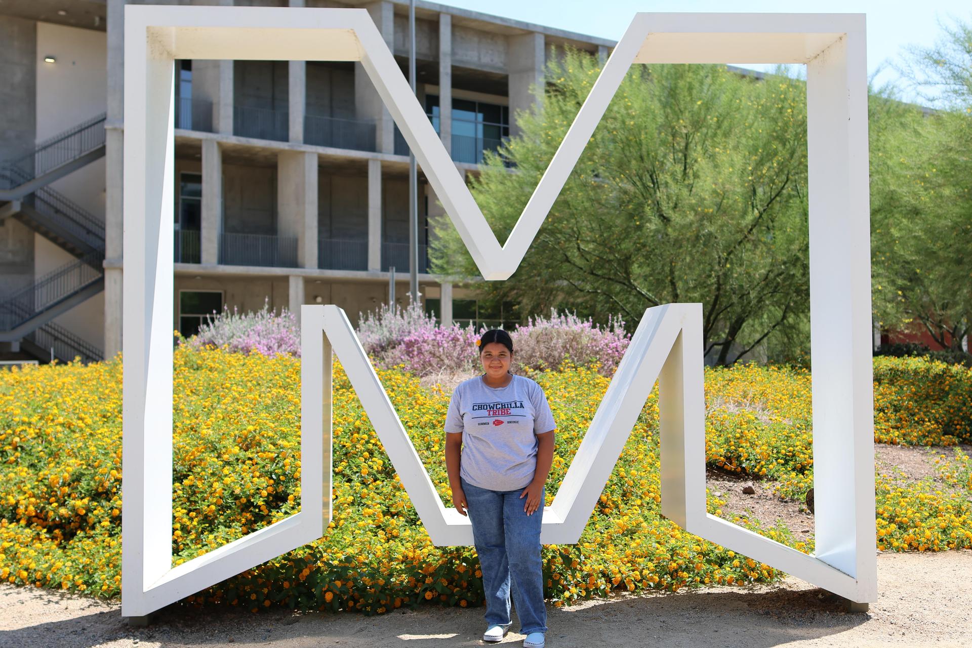 freshmen and staff participating in the summer bridge program