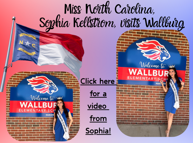Miss North Carolina, Sophia Kellstrom, visits Wallburg!