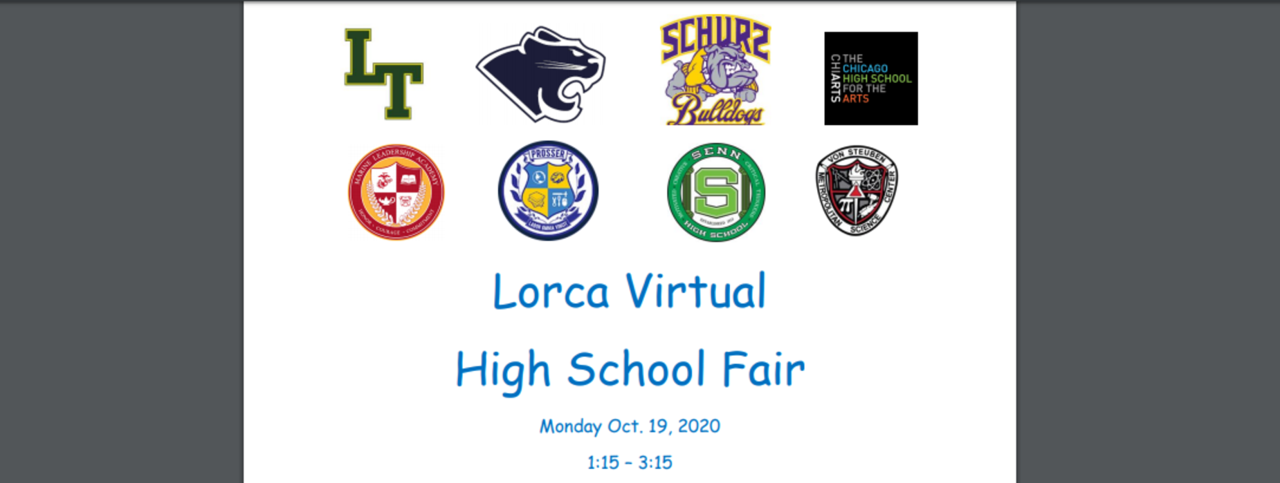 Lorca's annual high school fair