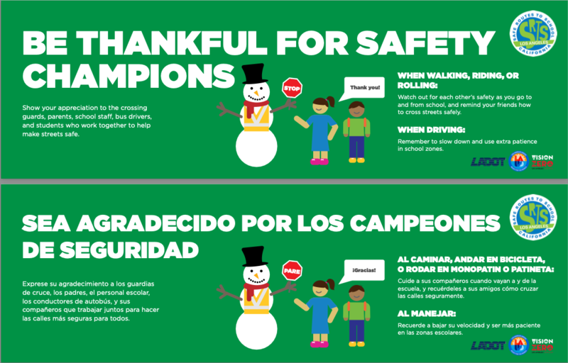 Traffic Safety Tips / Consejos de Seguridad de Tráfico