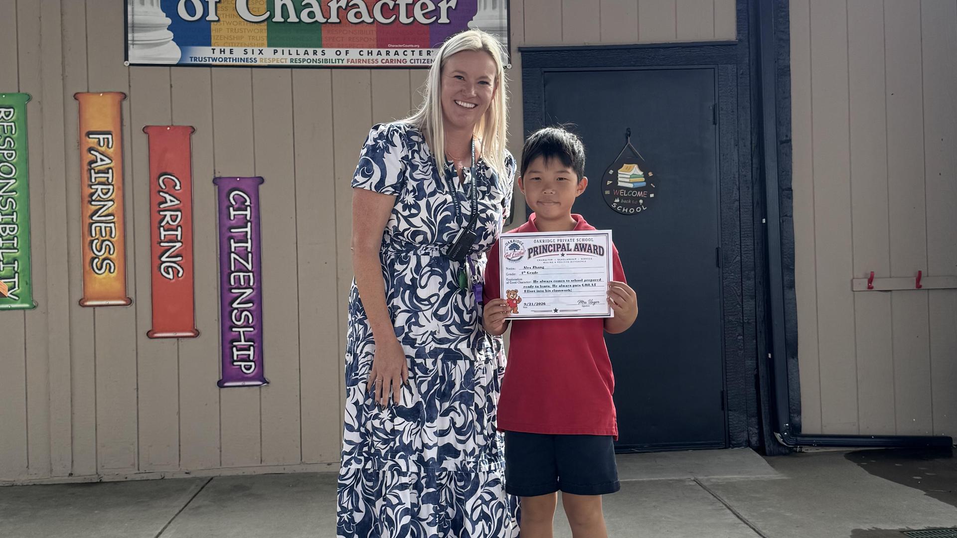 Principal Award
September 21, 2026