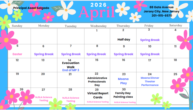 April Calendar 2026
