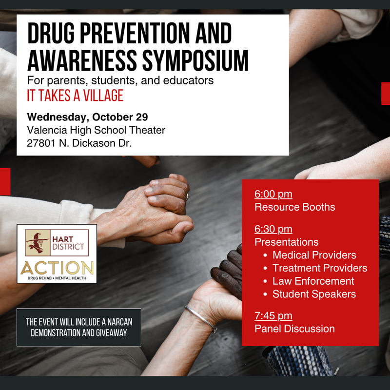 Drug Prevention and Awareness Symposium for parents, students, and educators