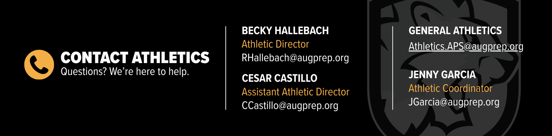 South Athletic Contacts