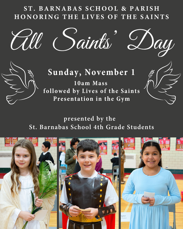 All Saints' Day - Sunday, November 1 Featured Photo