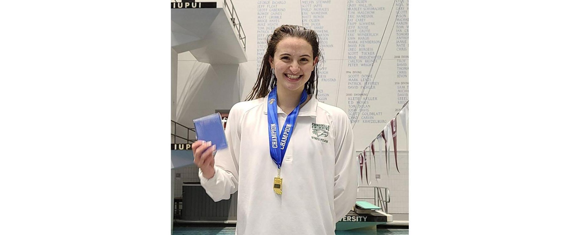 Congratulations to last week's winner of two Swimming State Championship titles