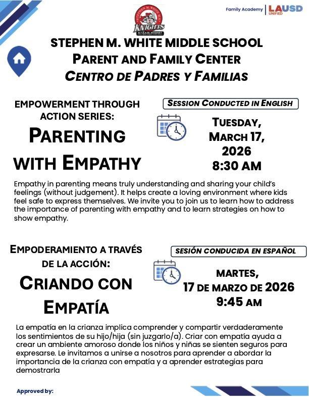 Parenting with Empathy flyer