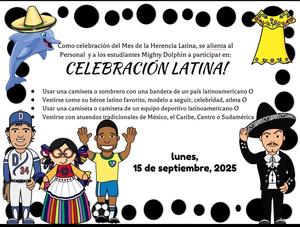 Celebration Latina flyer