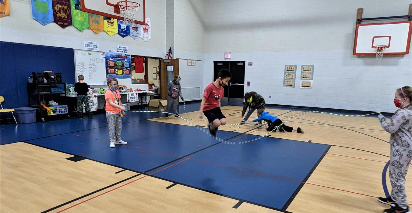Lee students took part in the Kids Heart Challenge raising funds for the American Heart Association.
