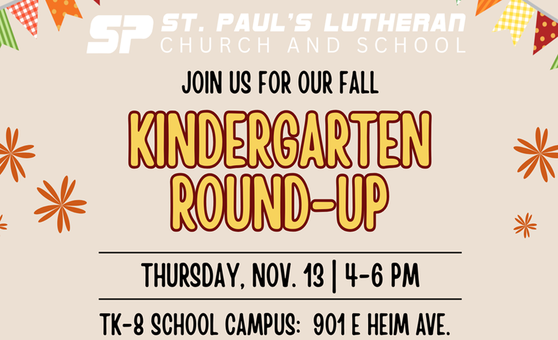 2026 TK & Kindergarten Families, View Details and RSVP here! Featured Photo
