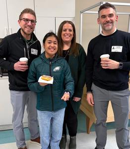 Rubin Fortunato Team with Student.