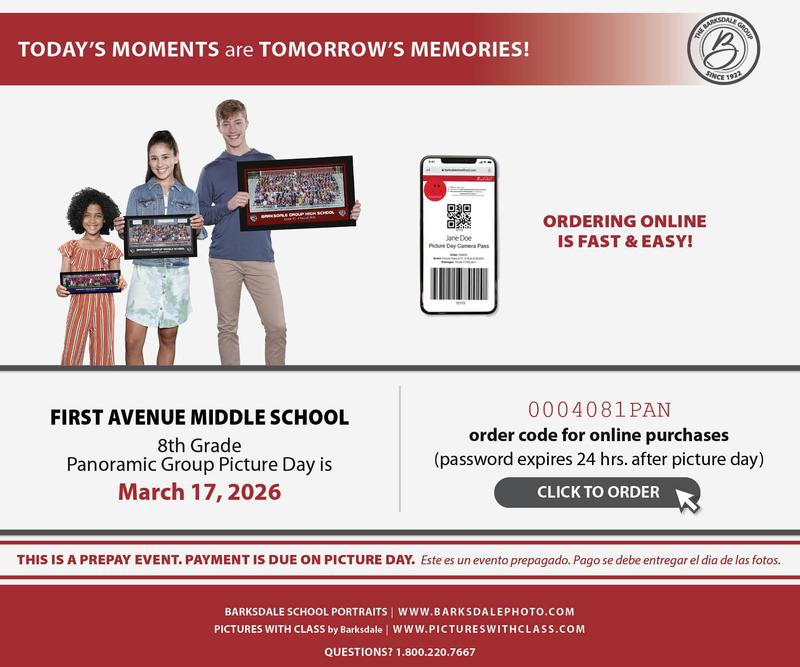 8th Gr panoramic picture flier