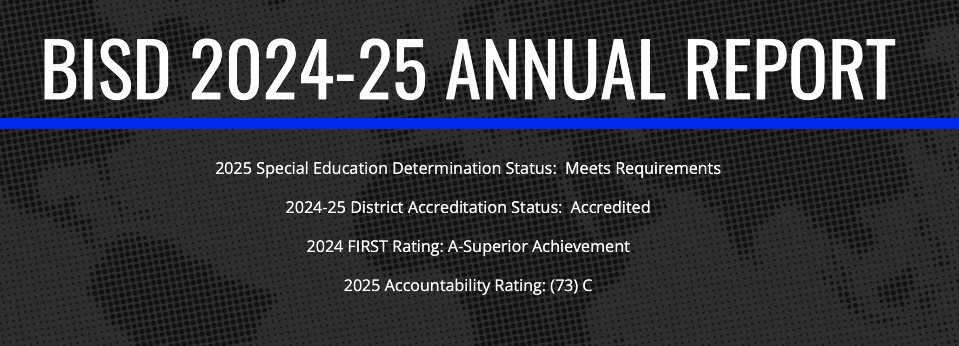 Bandera ISD Annual Report