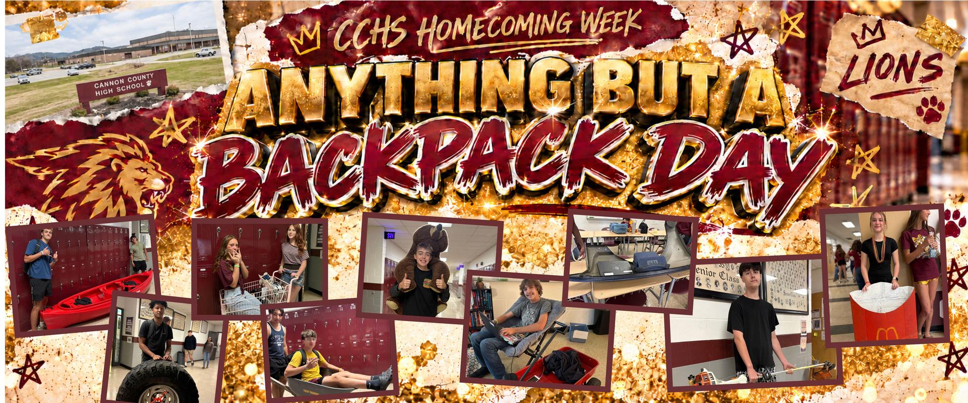 HoCo - Anything But a backpack day