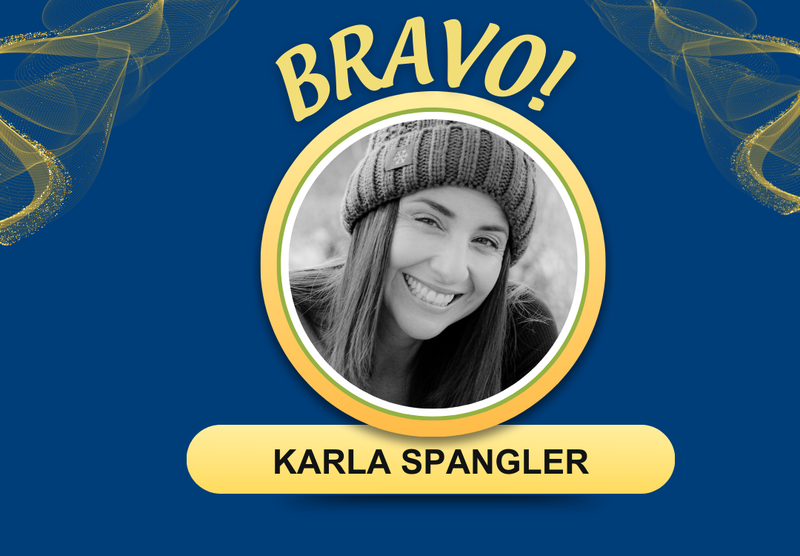 Bravo! Award winner Karla Spangler