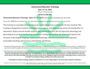 OG Classroom Educator Training - June 15-19, 2026, page 2