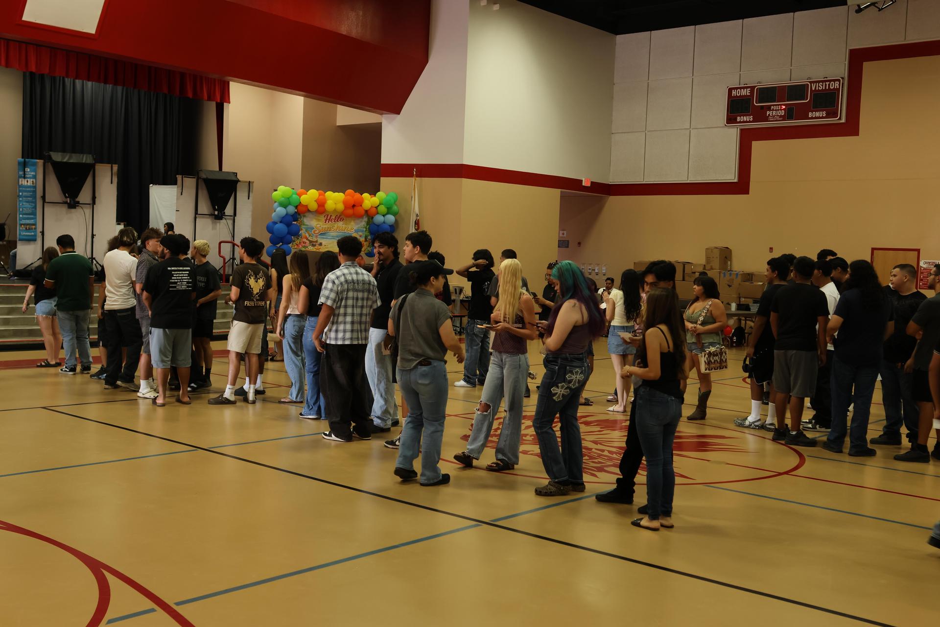 Students and staff at Tribe Turnout 22
