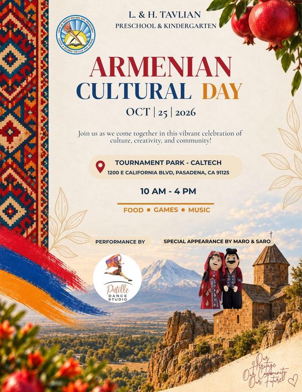 Join Us for Armenian Cultural Day – Sunday, October 25! Featured Photo