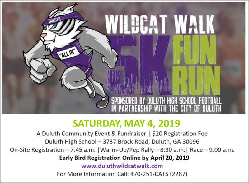 The Annual 5K Wildcat Walk Fun Run is back!! Thumbnail Image
