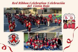 Red Ribbon Drug Free Day/Día Libre de Drogas