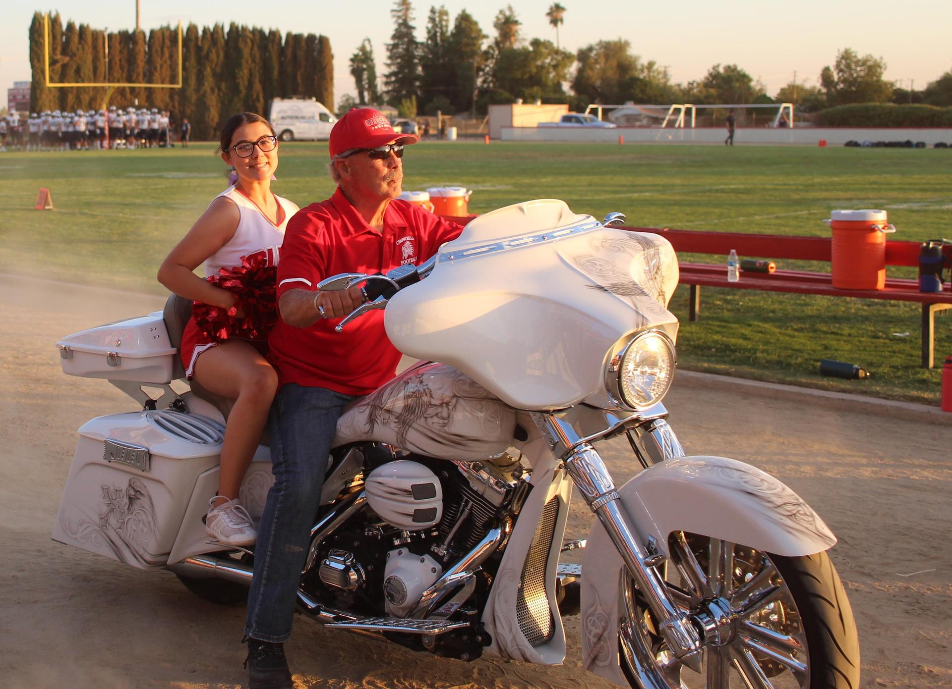 Students enjoying the football game against hoover