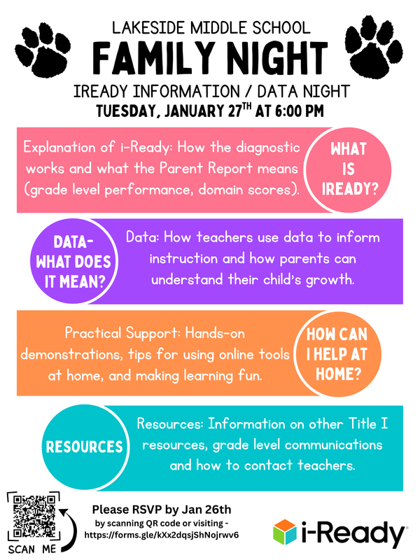 Graphic for family night