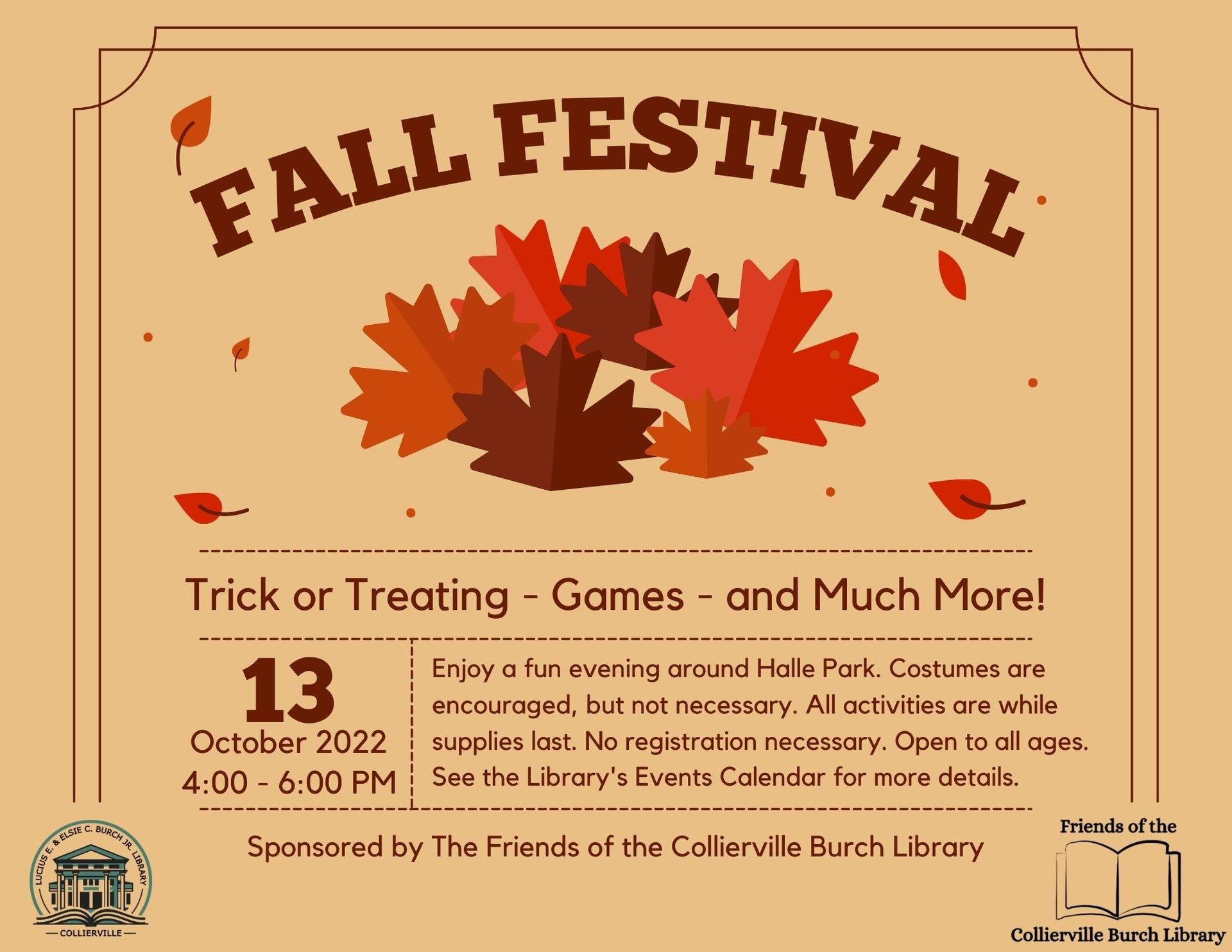 Collierville Burch Library Programming Library Schilling Farms