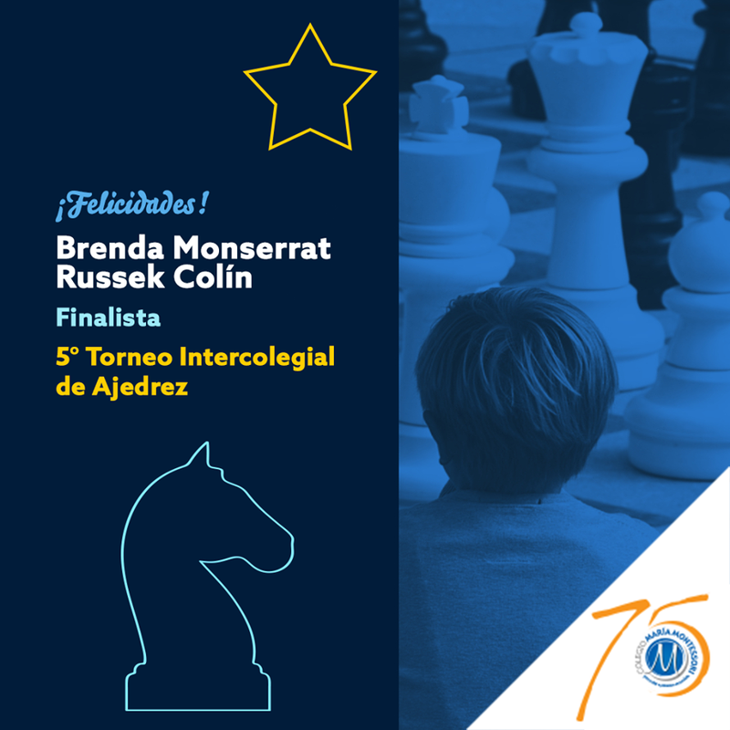 Brenda Monserrat Russek Colín finalista en competencia nacional del 5° Torneo Intercolegial de Ajedrez Featured Photo