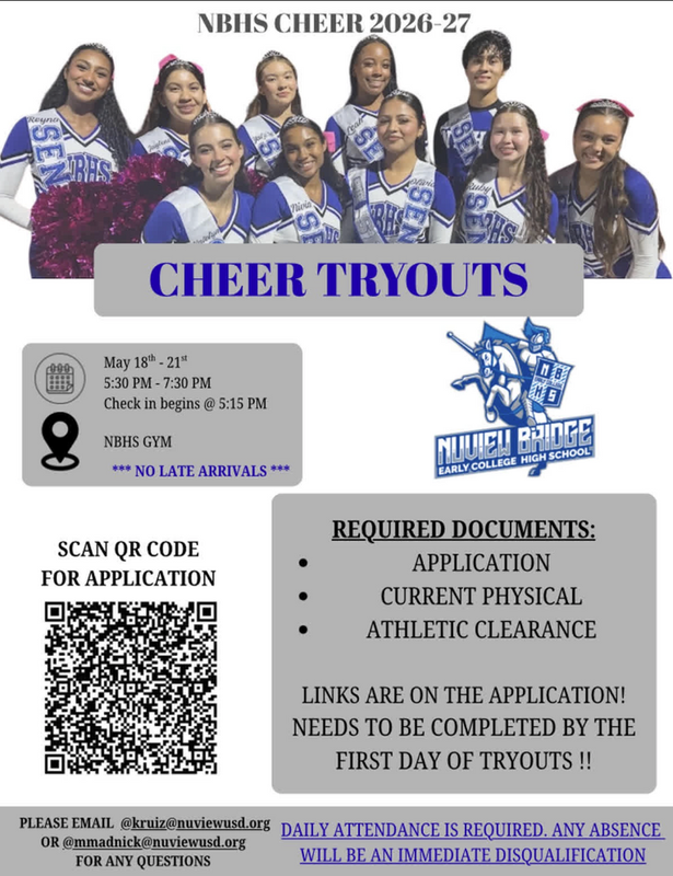 Cheer Tyrouts