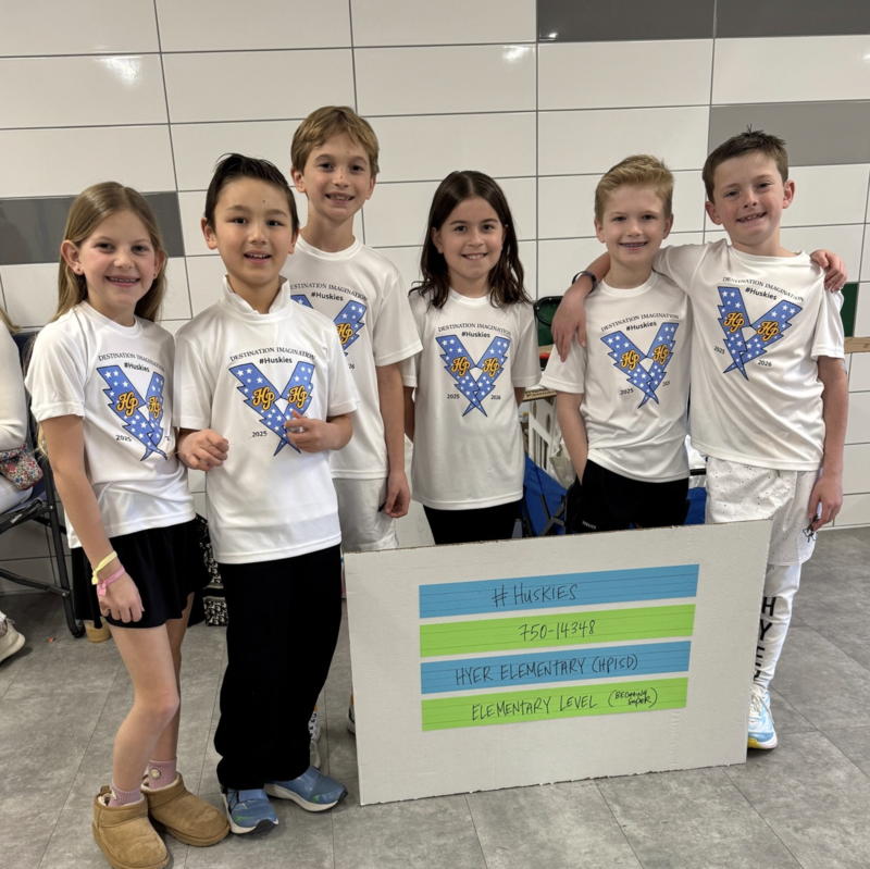 Huskies Earn First Place at Destination Imagination Regional Tournament Featured Photo