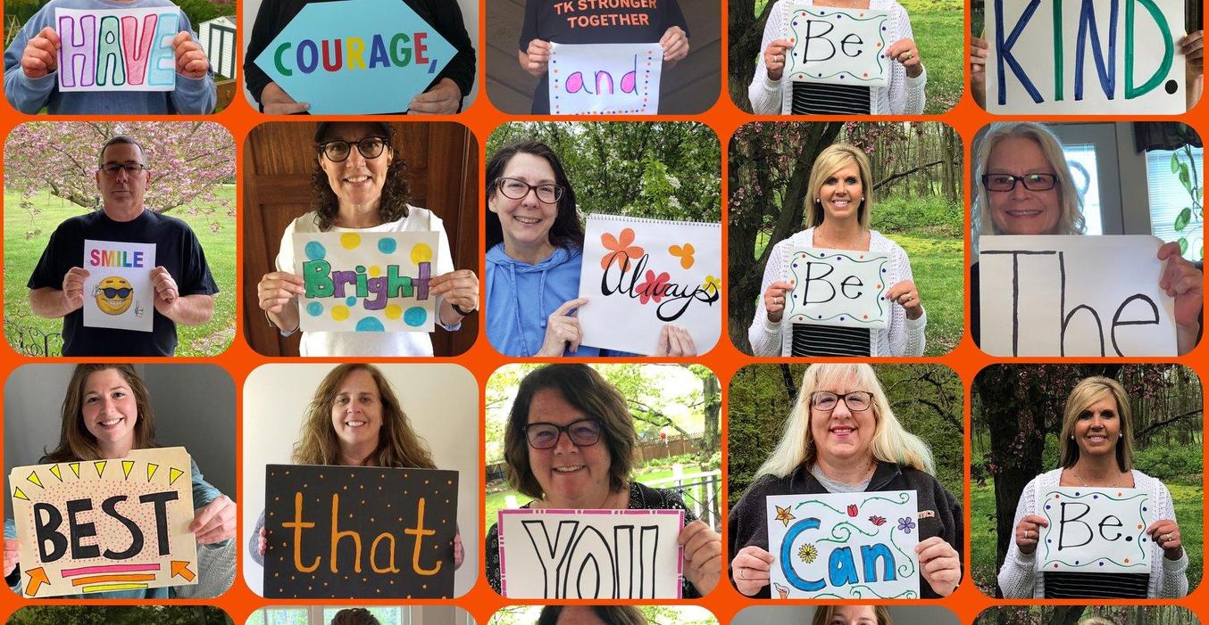 TKMS teachers send positive messages to students.