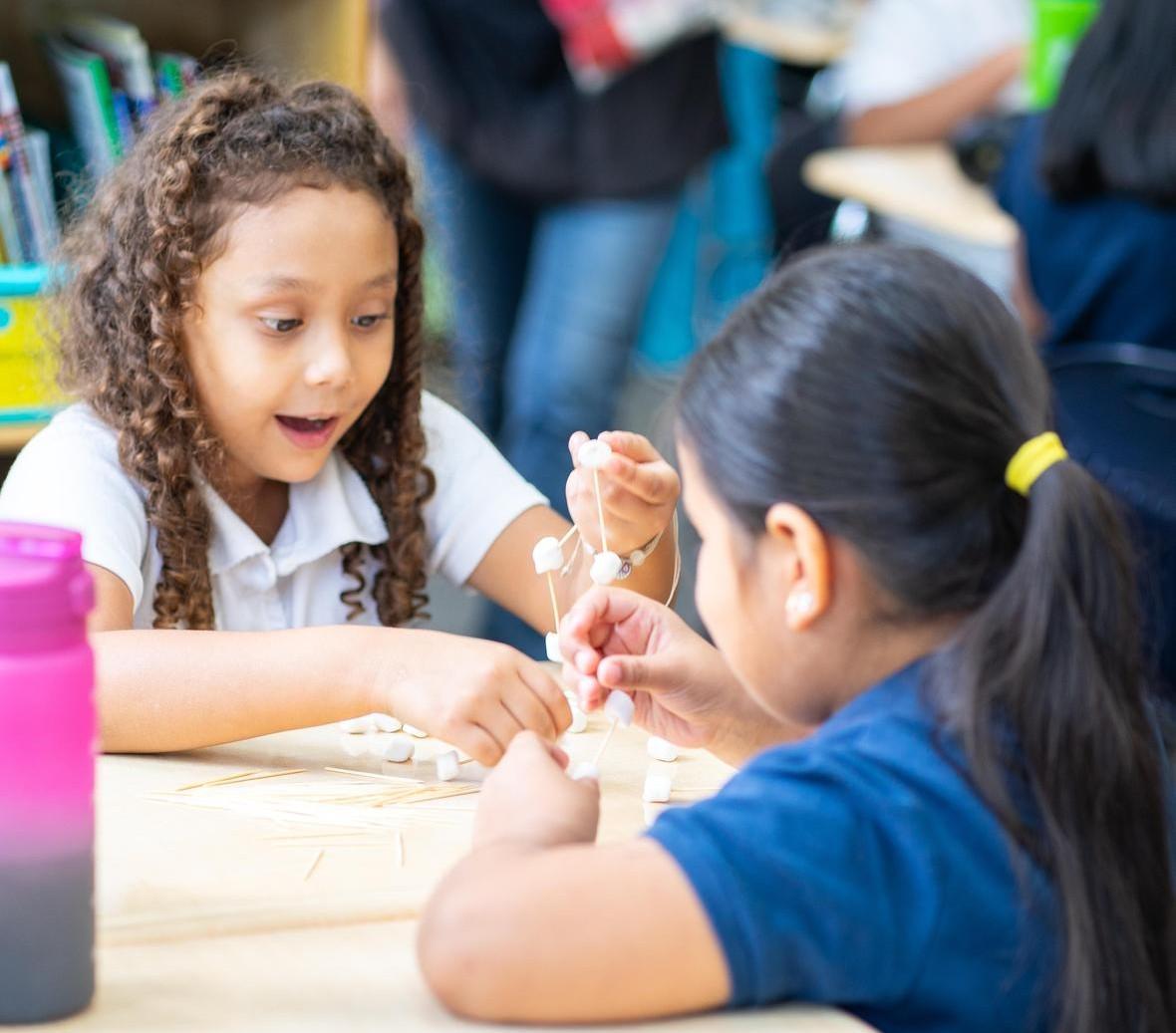 Students learning n class