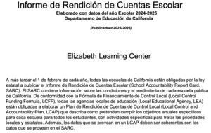 Informe de Responsabilidad Escolar (SARC)