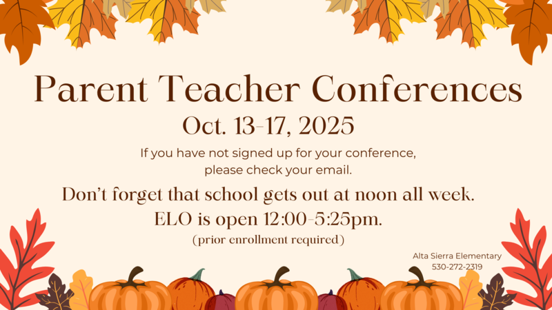 Parent Teacher Conferences