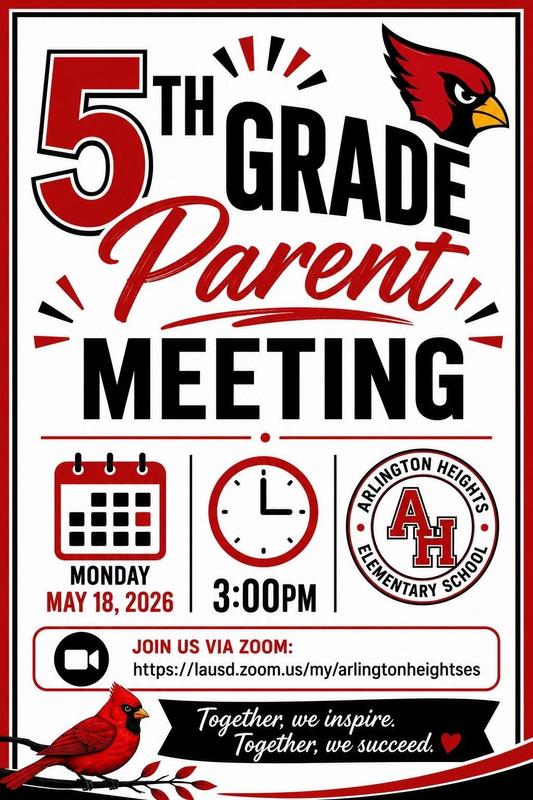 5th Grade Parent Meeting