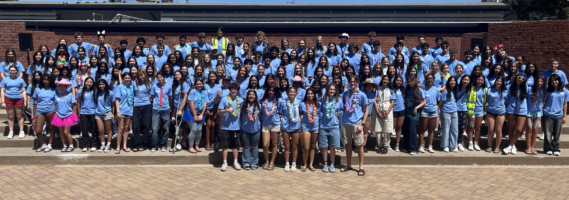 Group photo of all students in 2025-26 LIFE Crew